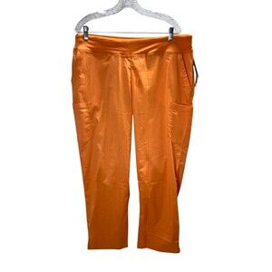 Butter Soft Pants Women's Size XL Orange Stretch Waist